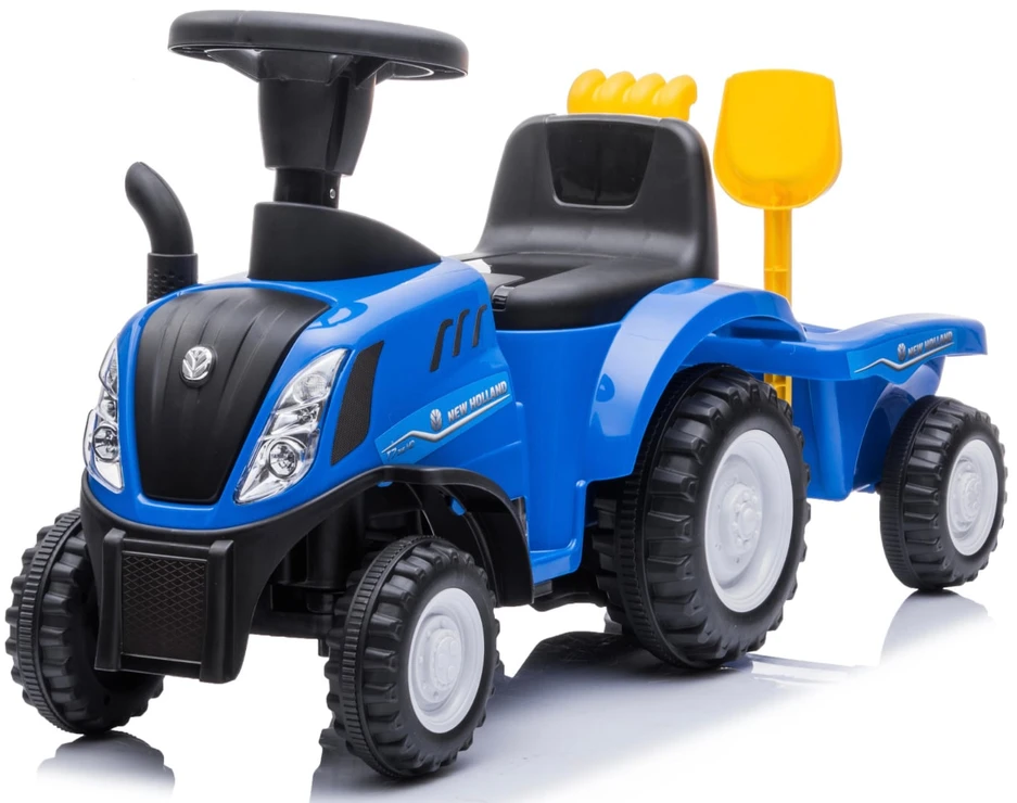 None Žaislinis paspiriamas traktorius NEW HOLLAND 658T, mėlynas