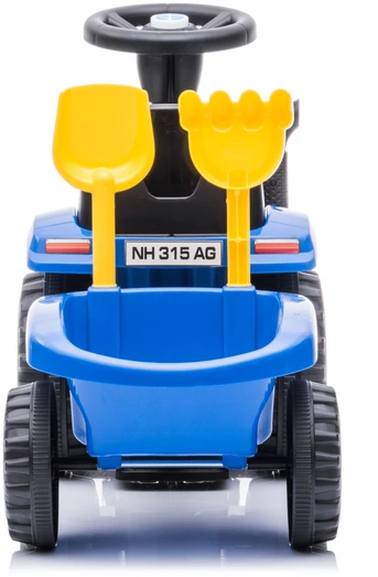 None Žaislinis paspiriamas traktorius NEW HOLLAND 658T, mėlynas