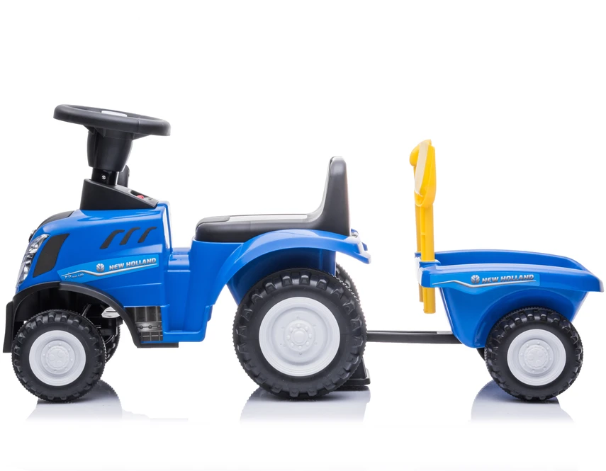 None Žaislinis paspiriamas traktorius NEW HOLLAND 658T, mėlynas