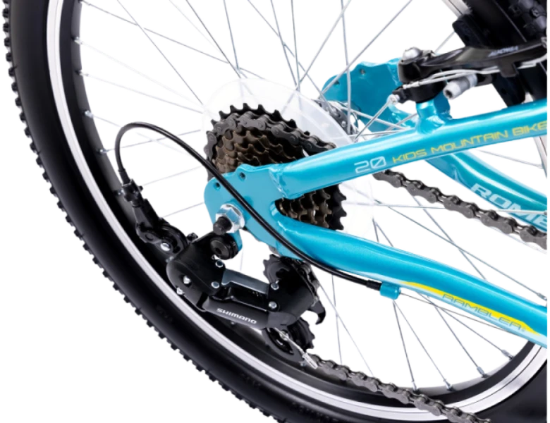 Dviratis Romet Rambler 20 KID 2 2025 turquoise-mėlynas