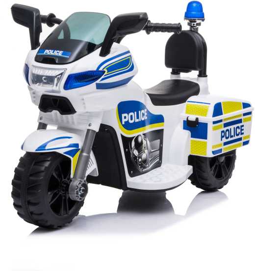 None Nežinomas Vaikiškas elektrinis motociklas Police, mėlyna/balta