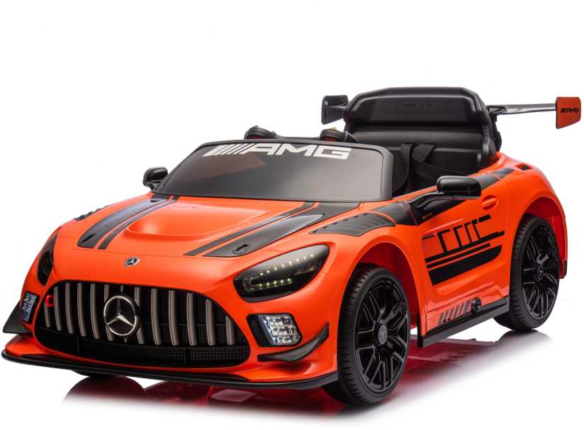 None Nežinomas Vaikiškas elektromobilis Mercedes AMG GT3, juoda/oranžinė