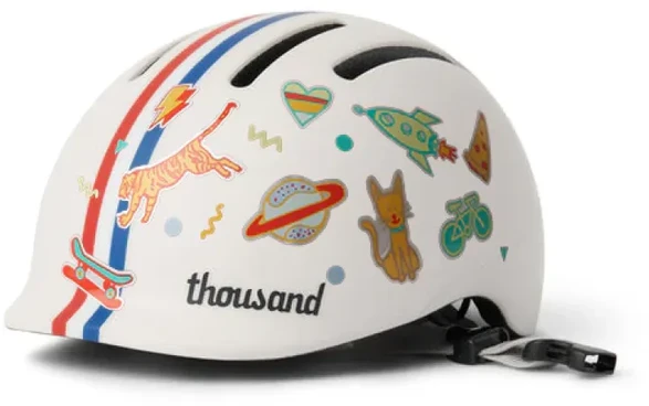 None Vaikiškas šalmas THOUSAND Jr. Toddler, Speedway Creme, XS (45-49 cm)