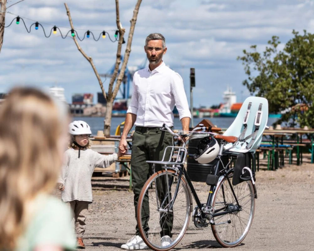 Vaikiška kėdutė su rėmo tvirtinimu Urban Iki Aotake, mėlyna
