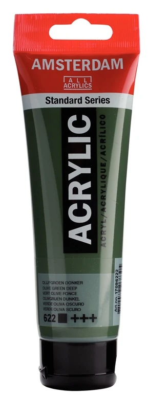 None Akriliniai dažai alyvuogių žalios tamsios 120 ml