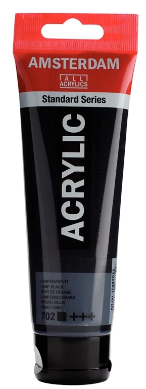 None Akriliniai dažai Juoda 120ml