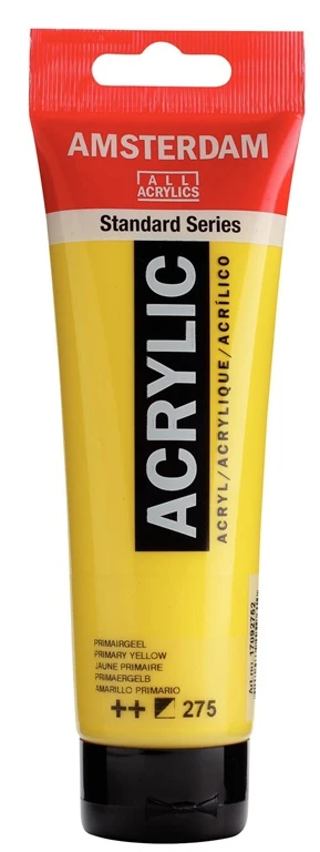 None Acrylic base yellow paint 120ml