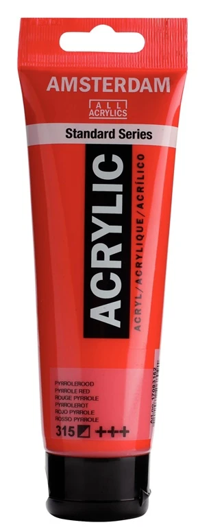 None ACRYLIC PAINT PYRROLE Raudonas 120ML