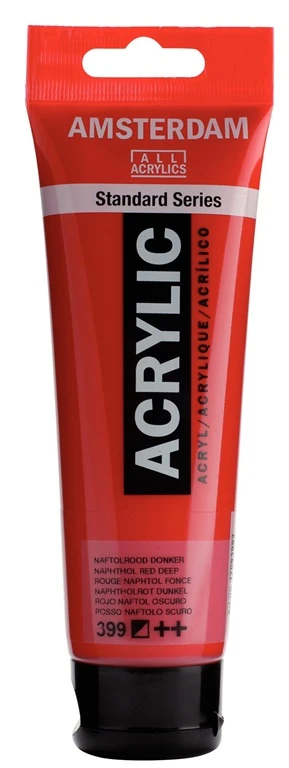 None Akriliniai dažai tamsiai raudoni 120 ml