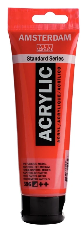 None Acrylic paint medium red 120ml