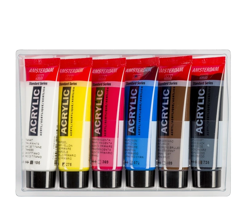 None Artequipment TALENS AMSTERDAM Rinkinys 6X20ML PRIMARY COLORS uniw