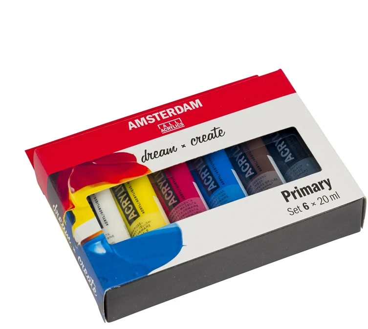 None Artequipment TALENS AMSTERDAM Rinkinys 6X20ML PRIMARY COLORS uniw