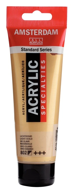 None ACRYLIC PAINT WARM GOLD 120ML