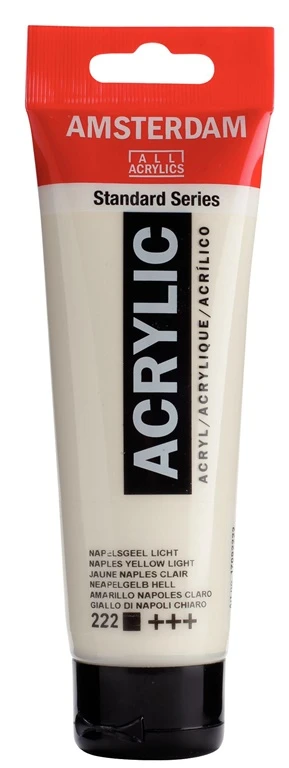 None Akriliniai dažai Šviesiai geltoni 120 ml
