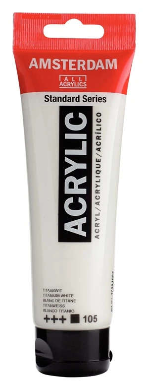 None Akriliniai dažai Titanium Baltas 120 ml