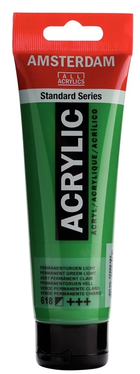 Nežinomas Akriliniai dažai šviesiai žali 120 ml
