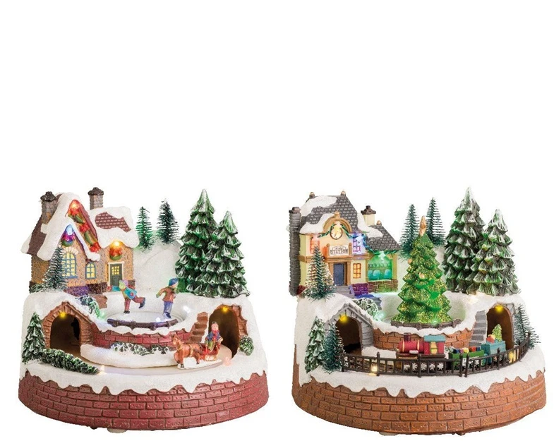 Christmas Decoration Decoration with LED lighting. 16.5 cm. 18.5 cm