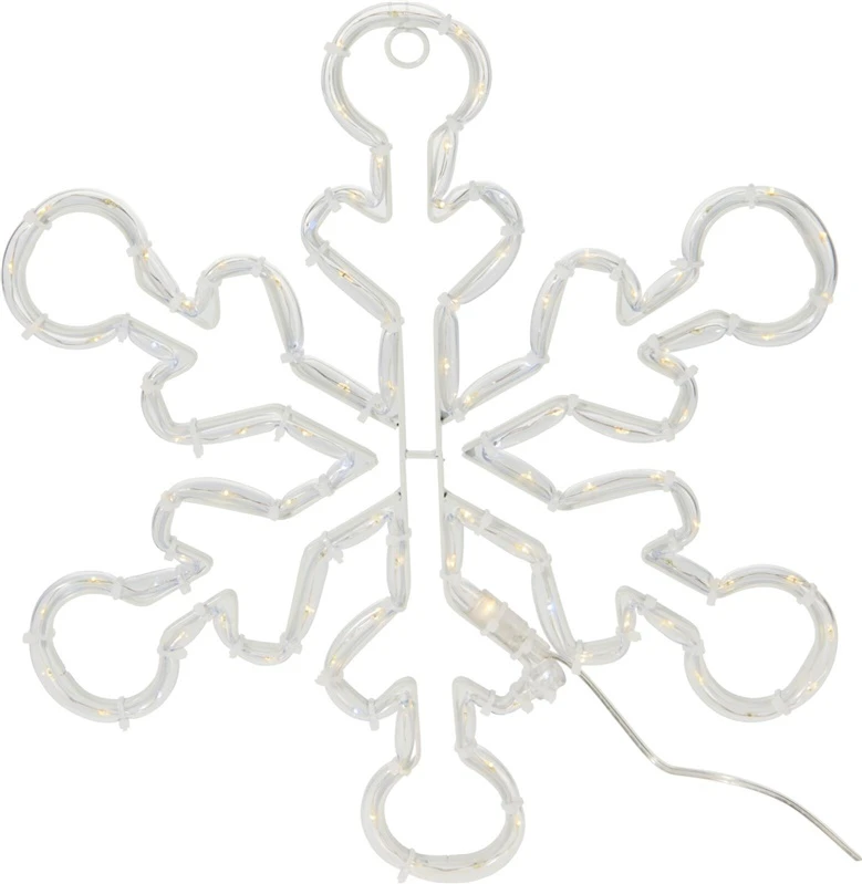 Multimixpl LED Snowflake Decoration. AX3300210. D32 cm. baltas