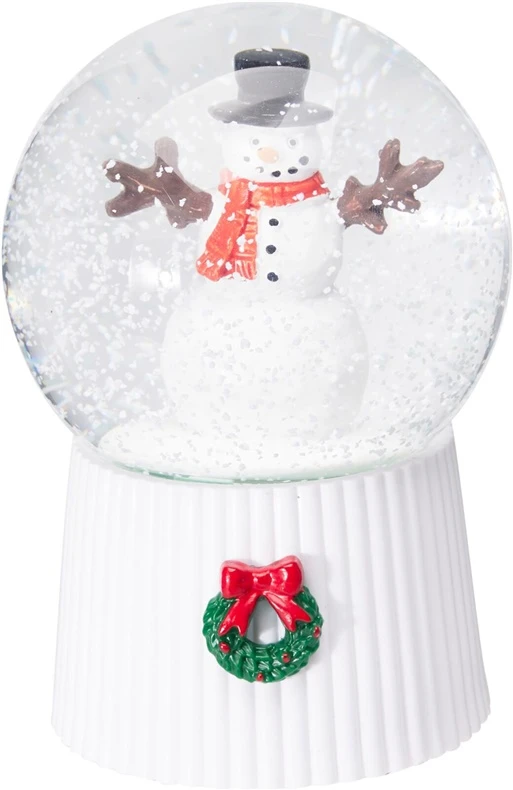 None Decoration Snow globe with LED. ABL100010. 14.7 cm. 10 cm