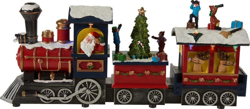 None Decoration Train with LED. ACJ000570. 17.5 cm. 38 cm