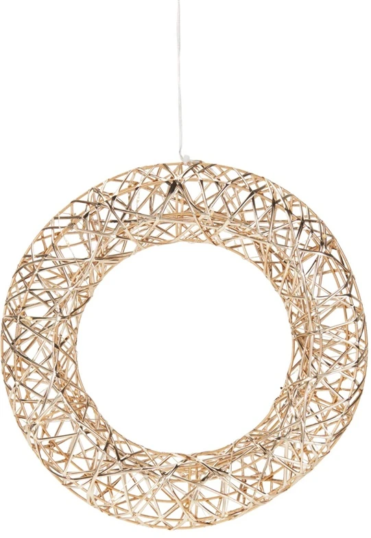 None Apšviestas kalėdų vainikas 30 cm su 20 LED