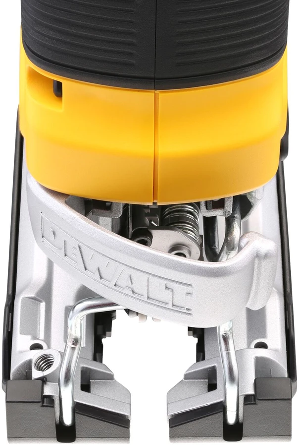 Akumuliatorinis siaurapjūklis DeWalt DCS334P2-QW; 18 V; 2x5,0 Ah akum.