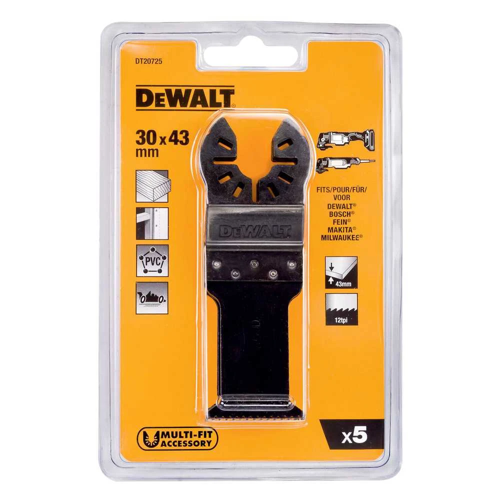 Įpjaunamasis pjūklelis medienai DeWalt DT20725-QZ 30x43mm, 5 vnt.