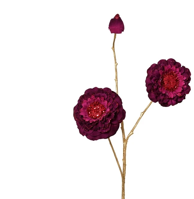 Nežinomas Artificial flower Decoris Zinnia. pink. 88 cm