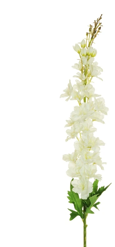 None Nežinomas Dirbtinė gėlė Delfinija, balta sp., 102 cm