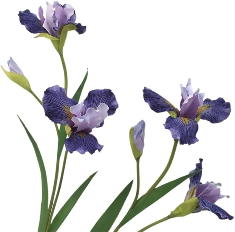 None Nežinomas Dirbtinė gėlė Irisas, mėlyna sp., 72 cm