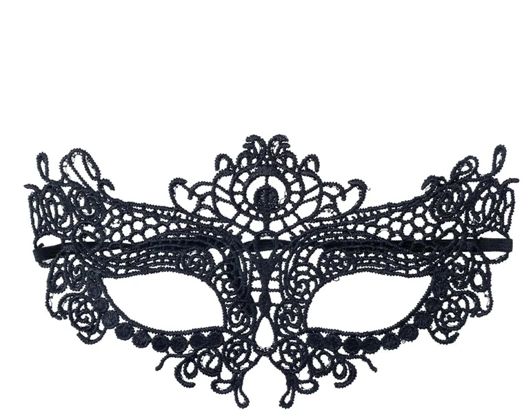 Party Deco Kaukė vaikams/suaugusiesiems 348901450. juoda. 16 cm x 6 cm
