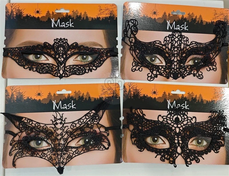 Party Deco Mask for children/for adults 348901450. juodas. 16 cm x 6 cm