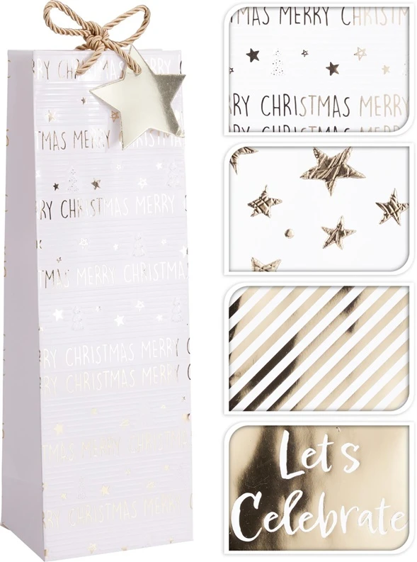 None Gift bag Bottle. 12 cm x 36 cm