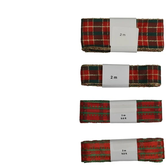 None Gift wrapping tape Decoris 201918. red