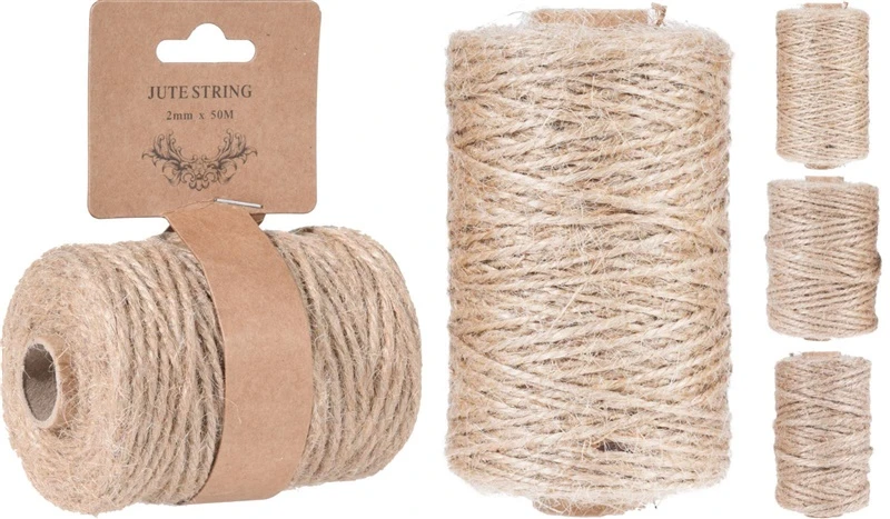 Party Deco Gift wrapping tape Natural. 0.1 cm x 2500 cm