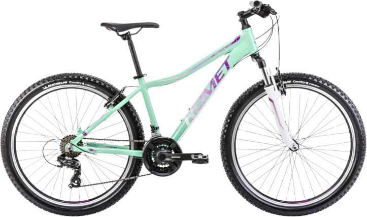 Dviratis Romet Jolene 6.1 2025 žalias-violet-19" / L (Dydis: 19" / L)