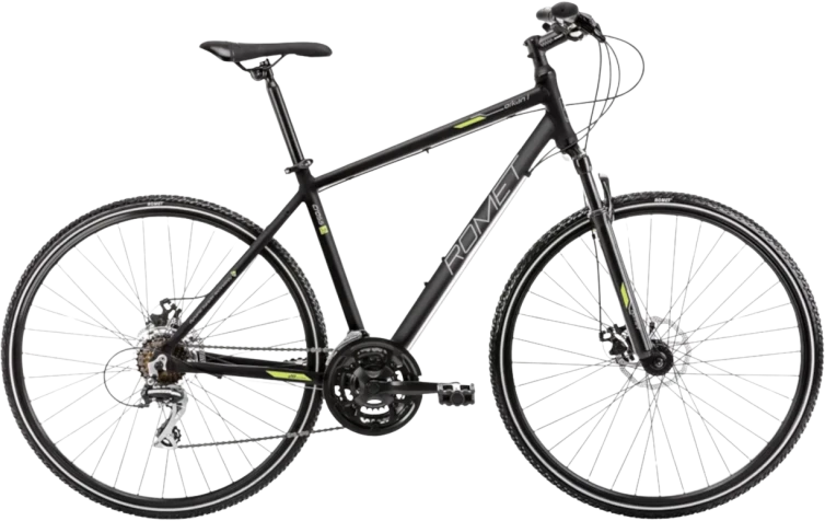 Dviratis Romet Orkan 1 M 2025 juodas-žalias-19" / M (Dydis: 19" / M)