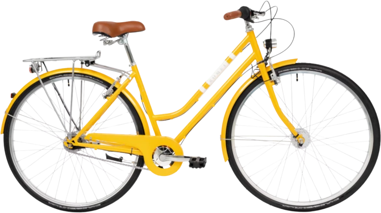 None Dviratis ROMET Vintage Classic 2.0 D, geltonas, L,