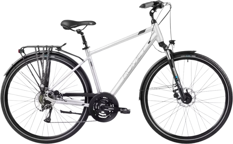 Dviratis Romet Wagant 4 2025 sidabrinis-juodas-23" / XL (Dydis: 23" / XL)