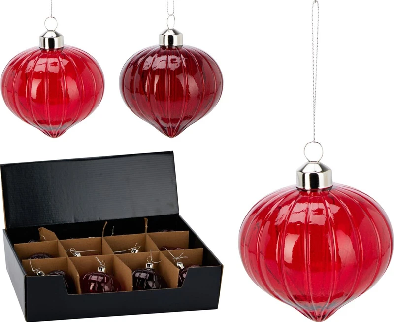 None Christmas Tree toy ABR410230. red. glass