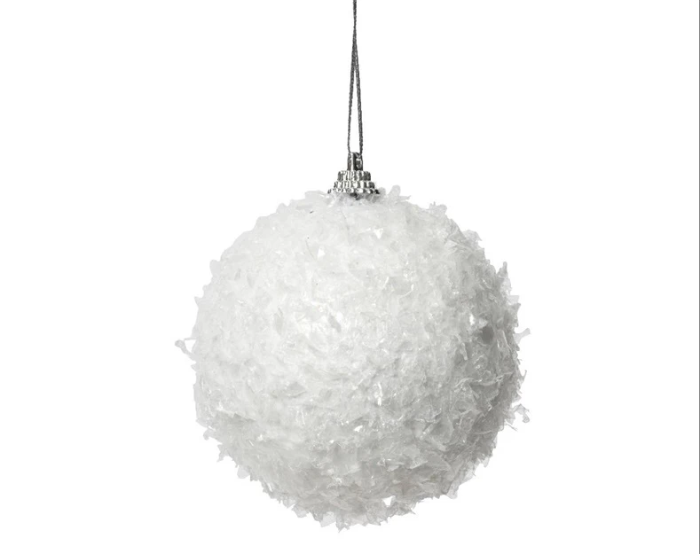 None Christmas Tree toy. baltas. 8 cm. plastikas