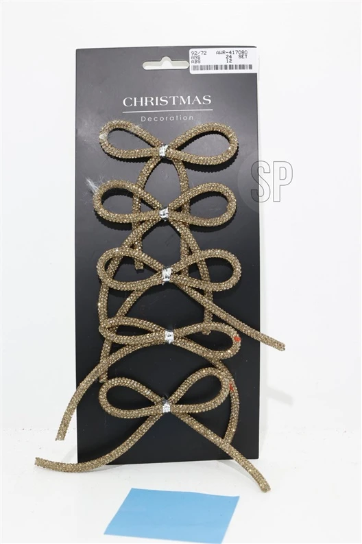 None Eglutės žaisliukas Beads Bow. šampano. polietilenas. 5 vnt.