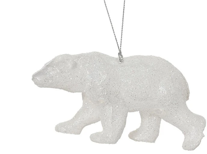None Nežinomas Eglutės žaisliukas Bear, 13 cm, plastikas