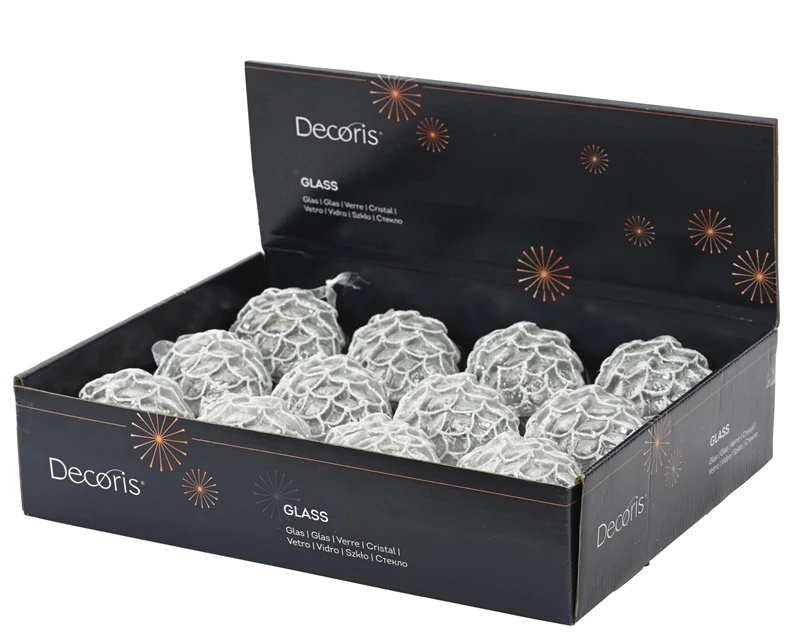 None Nežinomas Eglutės žaisliukas Decoris 125210, baltas, stiklas
