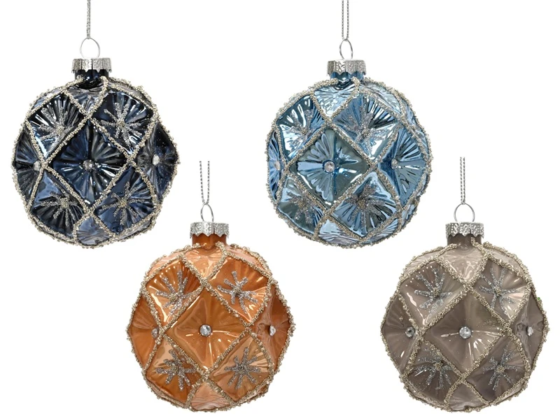 Klass Nežinomas Eglutės žaisliukas Decoris Diamond, įvairių spalvų, stiklas