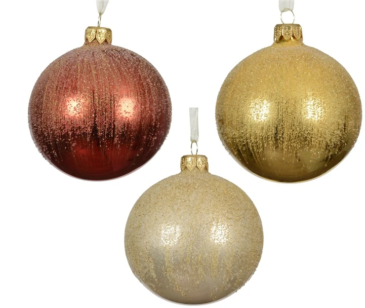 Nežinomas Christmas Tree toy Decoris Enamel. glass. 8 cm