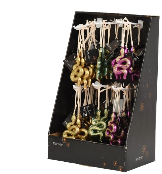Nežinomas Kalėdinės eglutės žaisliukas Decoris Gyvatė. Įvairių spalvų