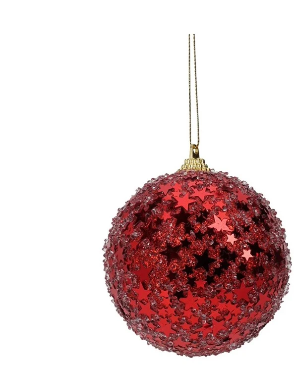 None Christmas Tree toy Glitter. red. polyethylene foam