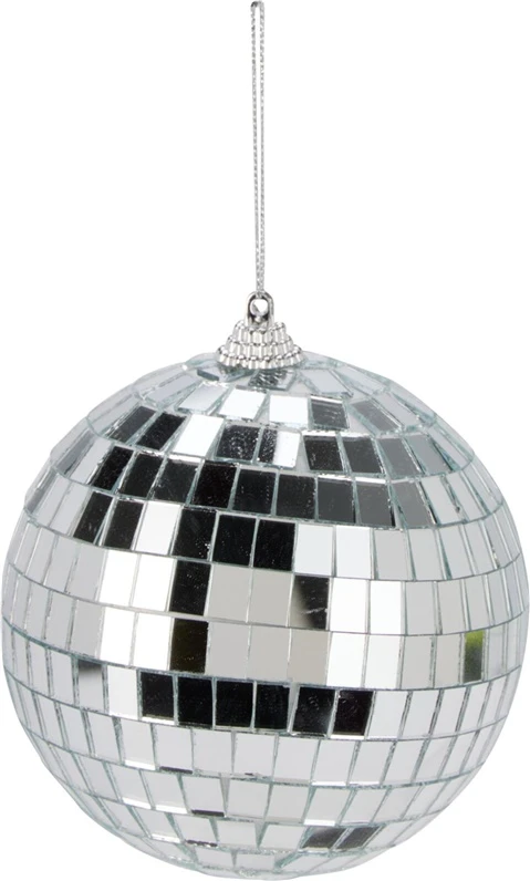 None Christmas Tree toy. sidabrinis. 10 cm