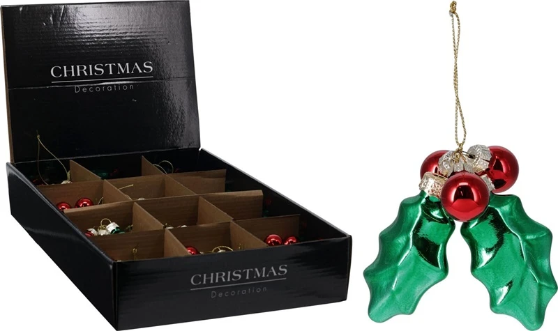 None Christmas Tree toy TP1001400. red/žalias. glass
